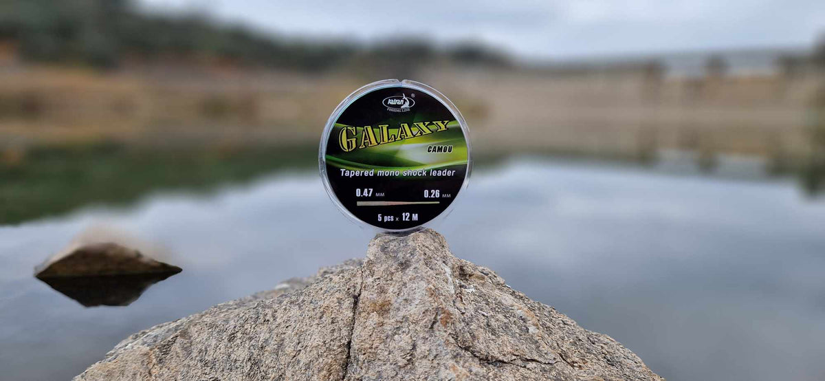 Galaxy Camo Tapered Mono Shock Leader