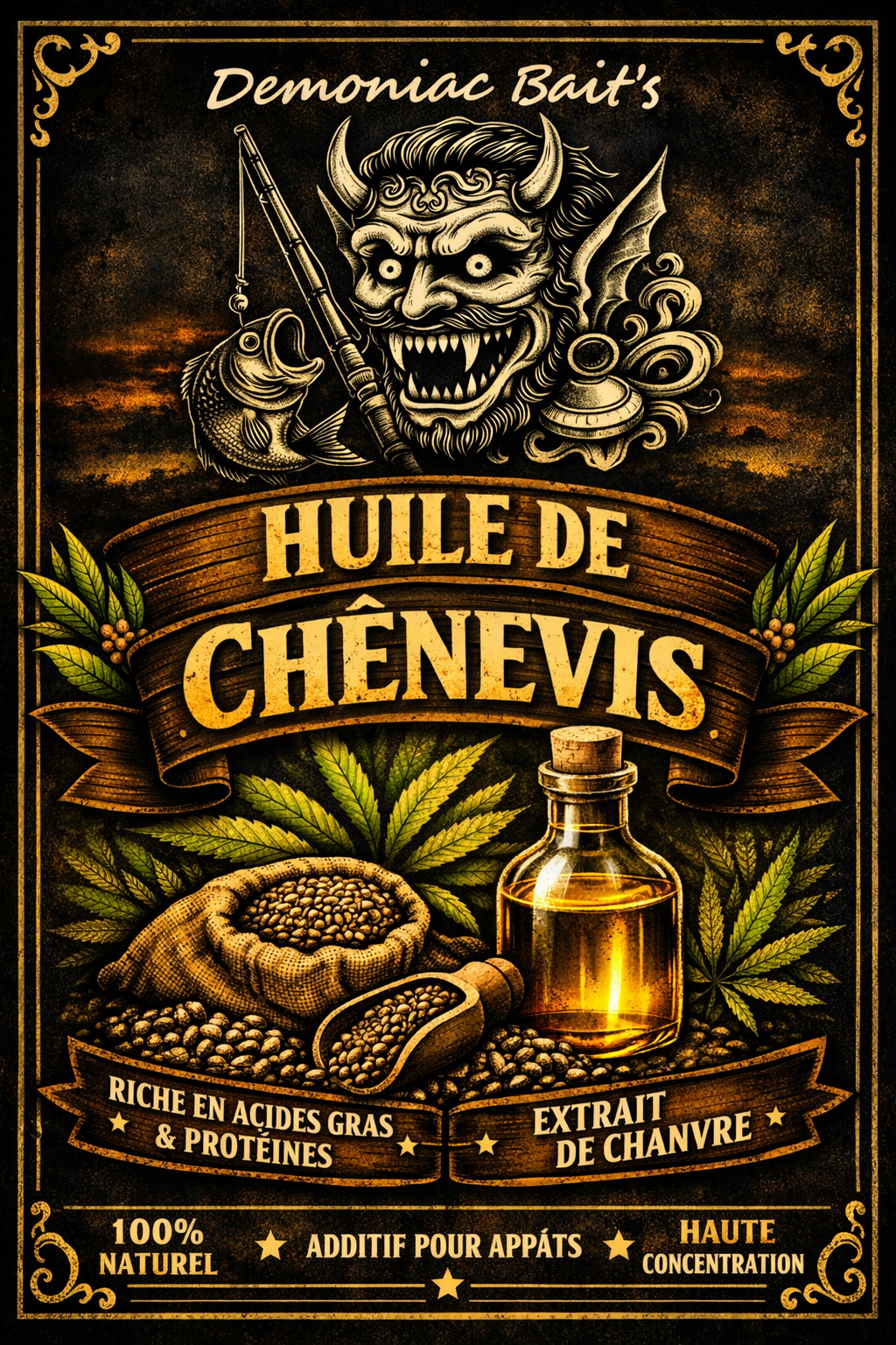huile de chènevis