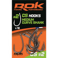 Hameçons Carpe Rok Fishing MEDIUM CURVE SHANK