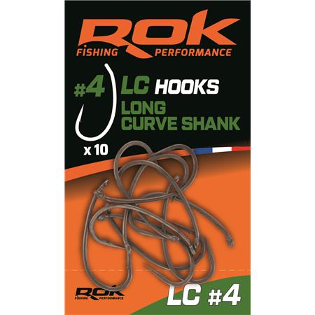 Hameçon Carpe Rok Fishing LONG CURVE SHANK