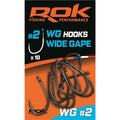 Hameçons Carpe Rok Fishing WIDE GAPE