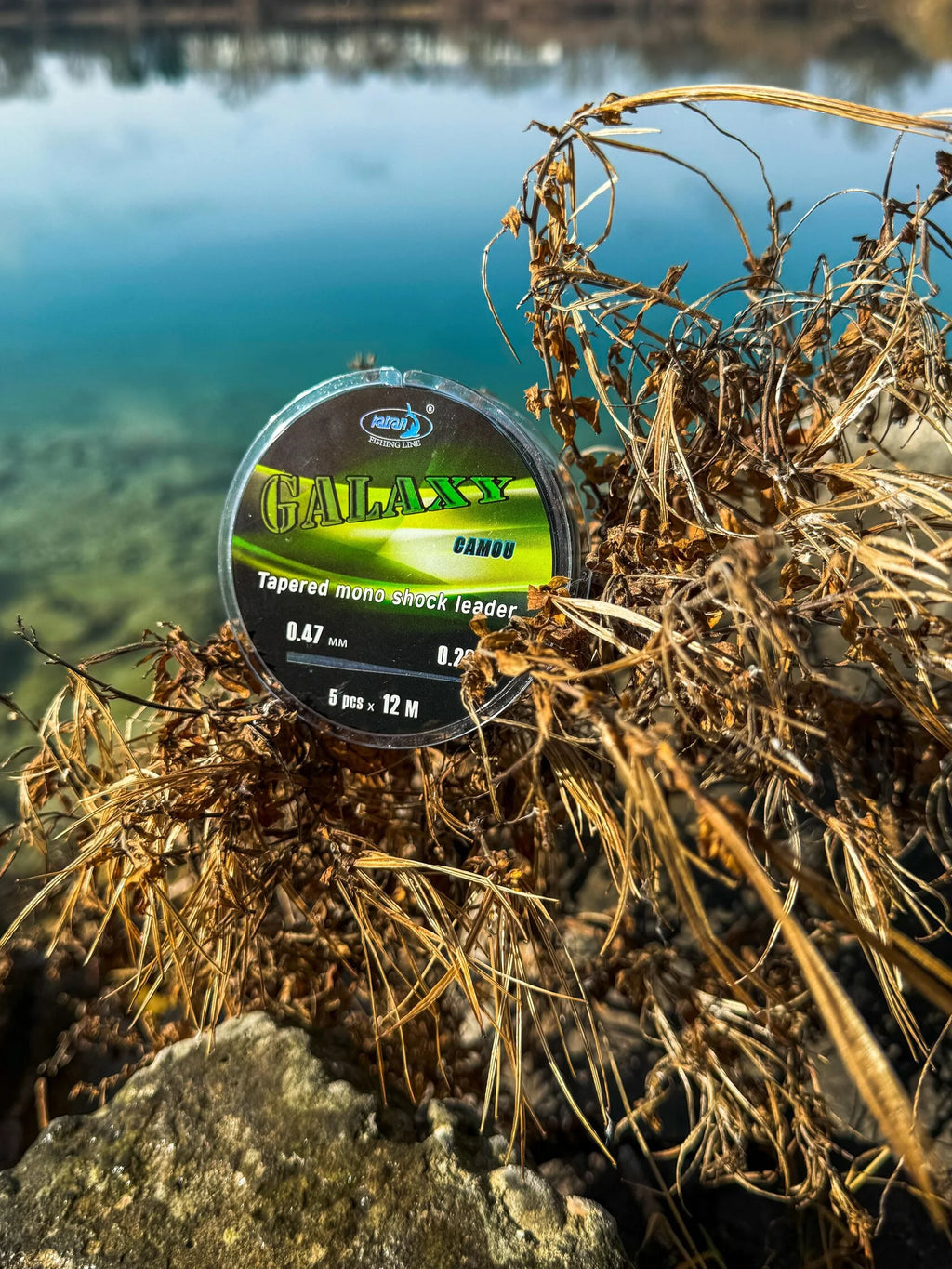 Galaxy Camo Tapered Mono Shock Leader