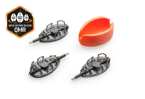 Ensemble d'alimentateurs Method QMR Grip L (30 g + 40 g + 50 g + moule)